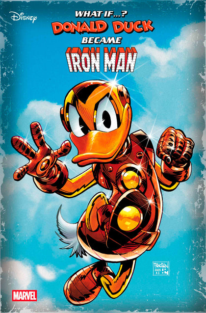 MARVEL & DISNEY: WHAT IF...? DONALD DUCK BECAME IRON MAN #1 DAN PANOSIAN VARIANT (PRE-ORDER: 05/28/2025)