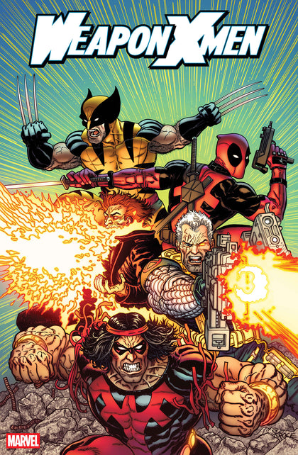 WEAPON X-MEN #1 STEVE SKROCE VARIANT (PRE-ORDER: 02/19/2025)