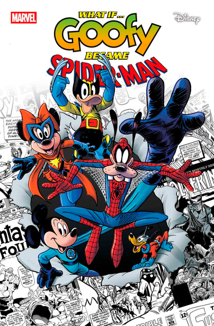MARVEL & DISNEY: WHAT IF...? GOOFY BECAME SPIDER-MAN #1 ANDREA FECCERO VARIANT (PRE-ORDER: 07/30/2025)