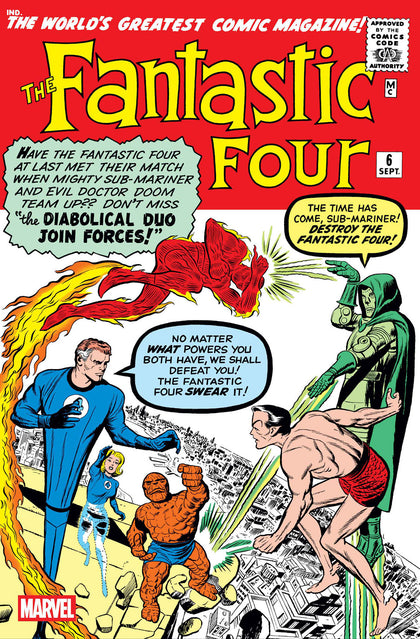 FANTASTIC FOUR #6 FACSIMILE EDITION (PRE-ORDER: 06/11/2025)
