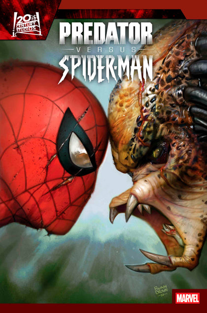 PREDATOR VS. SPIDER-MAN #1 RYAN BROWN VARIANT (PRE-ORDER: 04/23/2025)