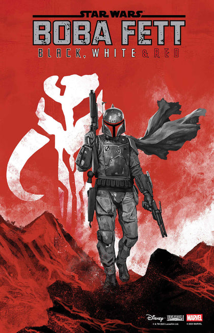 STAR WARS: BOBA FETT - BLACK, WHITE & RED #2 SKAN VARIANT (PRE-ORDER: 10/29/2025)