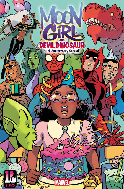 MOON GIRL & DEVIL DINOSAUR 10TH ANNIVERSARY SPECIAL #1 NATACHA BUSTOS VARIANT (PRE-ORDER: 04/02/2025)