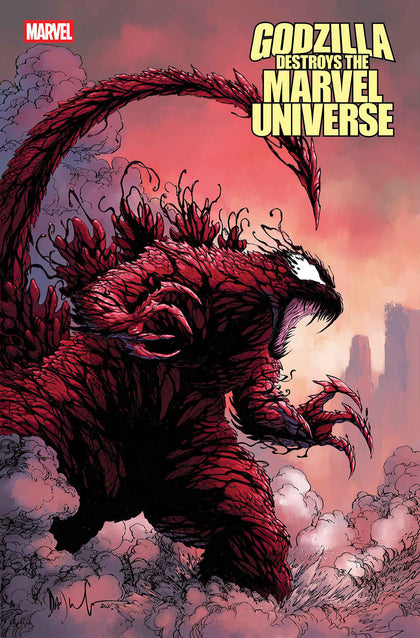 GODZILLA DESTROYS THE MARVEL UNIVERSE #5 DAVE WACHTER MARVELIZED CARNAGE-ZILLA VARIANT (PRE-ORDER: 11/19/2025)