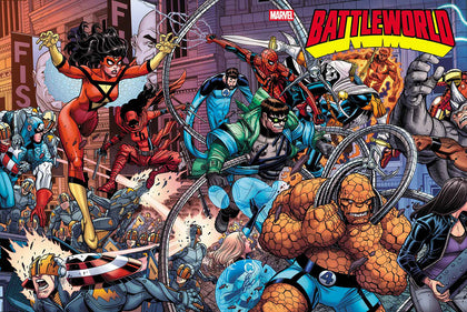 BATTLEWORLD #1 NICK BRADSHAW 5-PART WRAPAROUND CONNECTING VARIANT