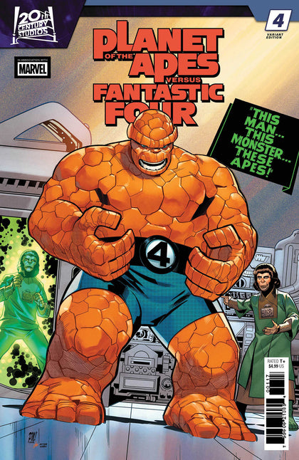 PLANET OF THE APES VS. FANTASTIC FOUR #4 PACO MEDINA HOMAGE VARIANT (PRE-ORDER: 05/27/2026)
