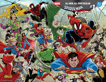 MARVEL/DC: SPIDER-MAN/SUPERMAN #1 KAARE ANDREWS WRAPAROUND VARIANT (PRE-ORDER: 04/15/2026)