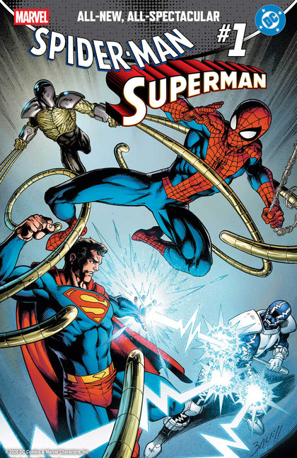 MARVEL/DC: SPIDER-MAN/SUPERMAN #1 MARK BAGLEY FOIL VARIANT (PRE-ORDER: 04/15/2026)