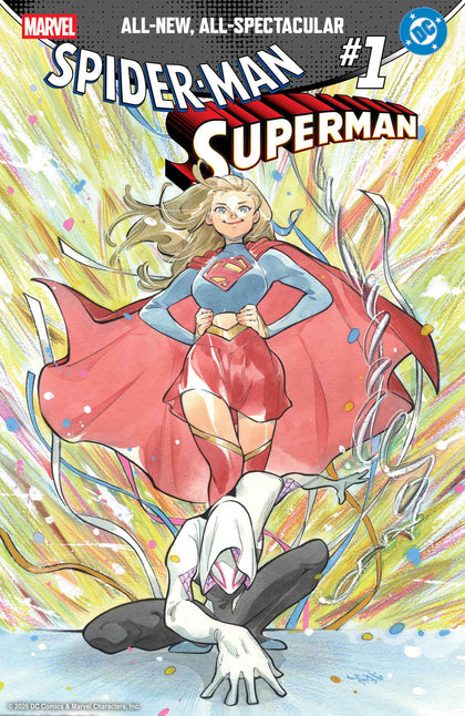 MARVEL/DC: SPIDER-MAN/SUPERMAN #1 PEACH MOMOKO VARIANT (PRE-ORDER: 04/15/2026)