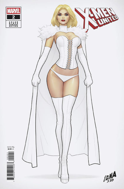 X-MEN UNITED #2 DAVID NAKAYAMA COLOR BLOCK WHITE VARIANT