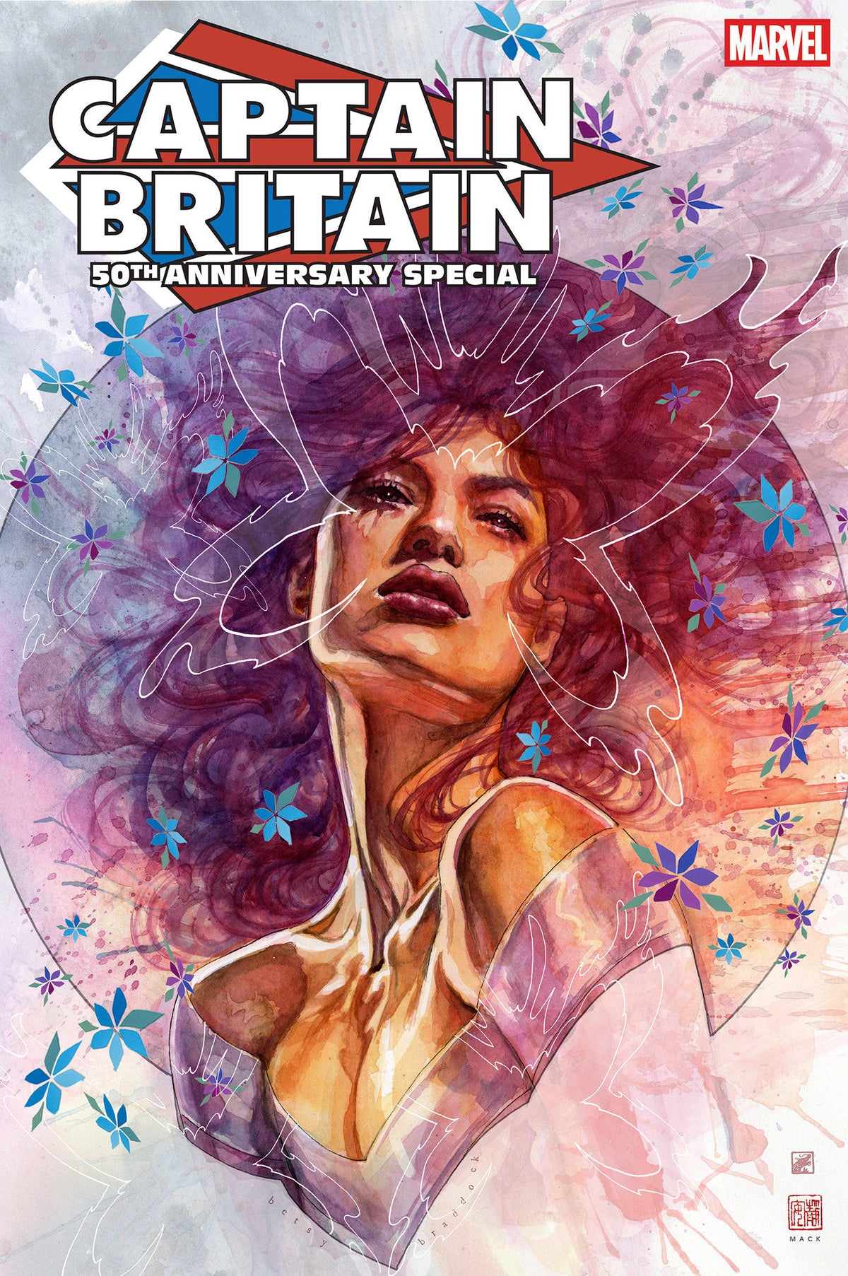 CAPTAIN BRITAIN 50TH ANNIVERSARY SPECIAL #1 DAVID MACK VARIANT (PRE-ORDER: 10/14/2026)