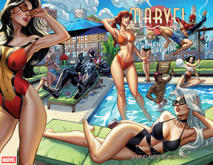 MARVEL SWIMSUIT SPECIAL: BRAND NEW BEACH DAY #1 WRAPAROUND COVER (PRE-ORDER: 07/01/2026)