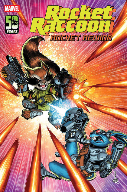 ROCKET RACCOON: ROCKET REWIND #1 DAVID BALDEON VARIANT (PRE-ORDER: 07/29/2026)