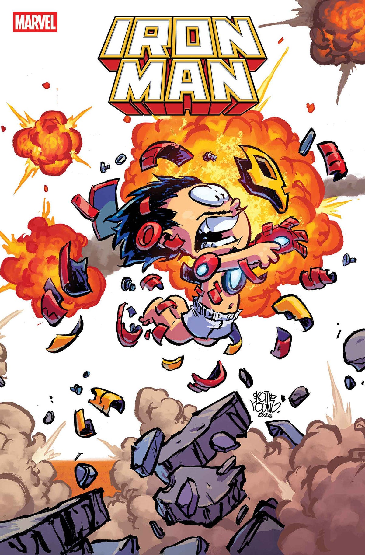 IRON MAN #4 SKOTTIE YOUNG 4-PART CONNECTING VARIANT