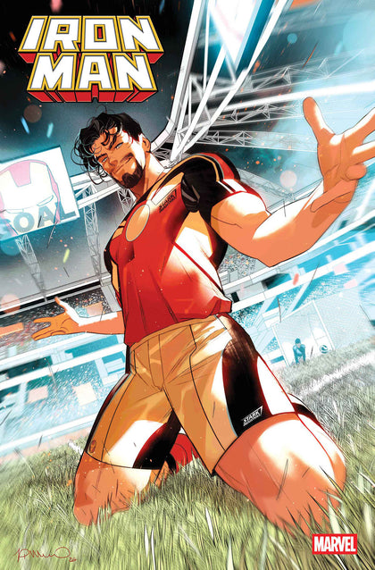 IRON MAN #6 SIMONE DI MEO MARVEL SOCCER VARIANT (PRE-ORDER: 06/03/2026)