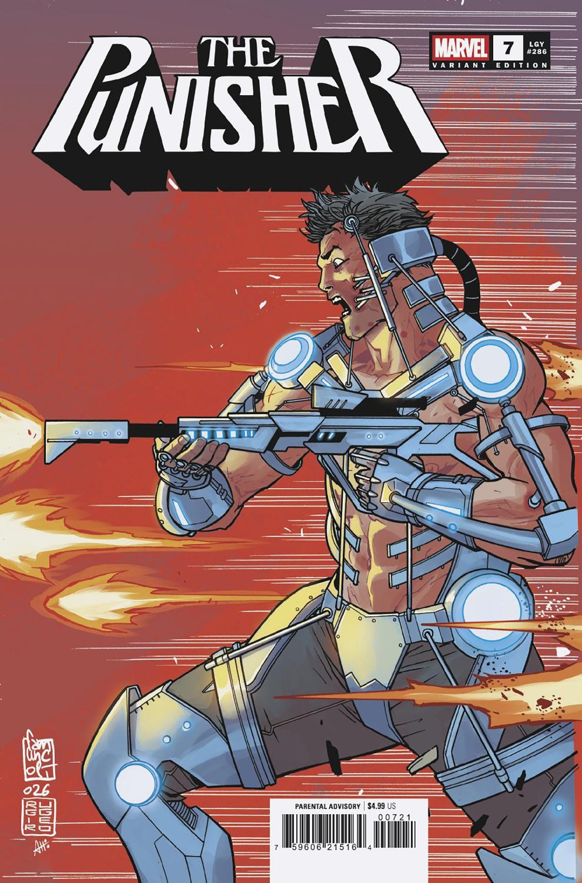 PUNISHER #7 GIUSEPPE CAMUNCOLI 2-PART CONNECTING VARIANT