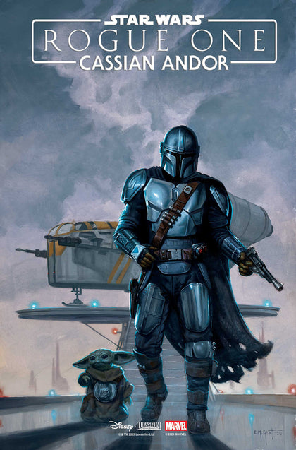 STAR WARS: ROGUE ONE - CASSIAN ANDOR #1 E.M. GIST MANDALORIAN & GROGU VARIANT (PRE-ORDER: 05/06/2026)