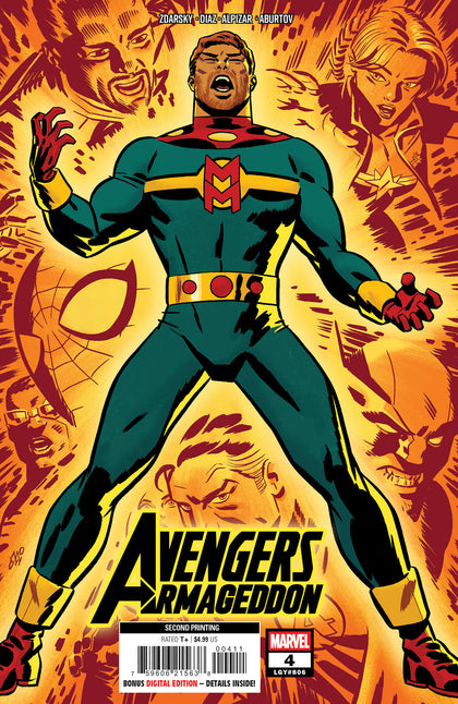 AVENGERS: ARMAGEDDON #4 MICHAEL CHO 2ND PRINTING VARIANT (PRE-ORDER: 10/28/2026)