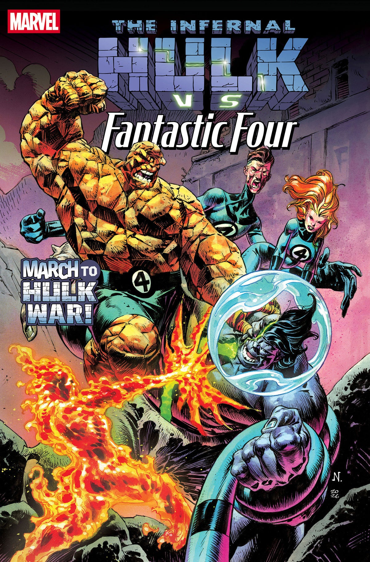 INFERNAL HULK VS. FANTASTIC FOUR #1 (PRE-ORDER: 10/14/2026)