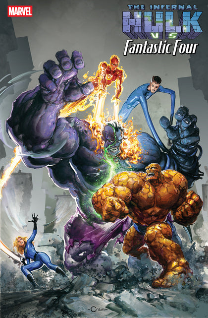 INFERNAL HULK VS. FANTASTIC FOUR #1 CLAYTON CRAIN VARIANT (PRE-ORDER: 10/14/2026)