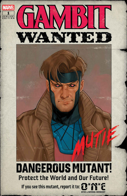 GAMBIT: WANTED #1 PHIL NOTO WANTED VARIANT B (PRE-ORDER: 07/22/2026)