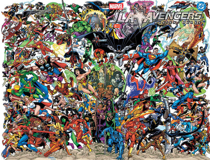 JLA/AVENGERS #3 FACSIMILE EDITION WRAPAROUND COVER (PRE-ORDER: 07/22/2026)