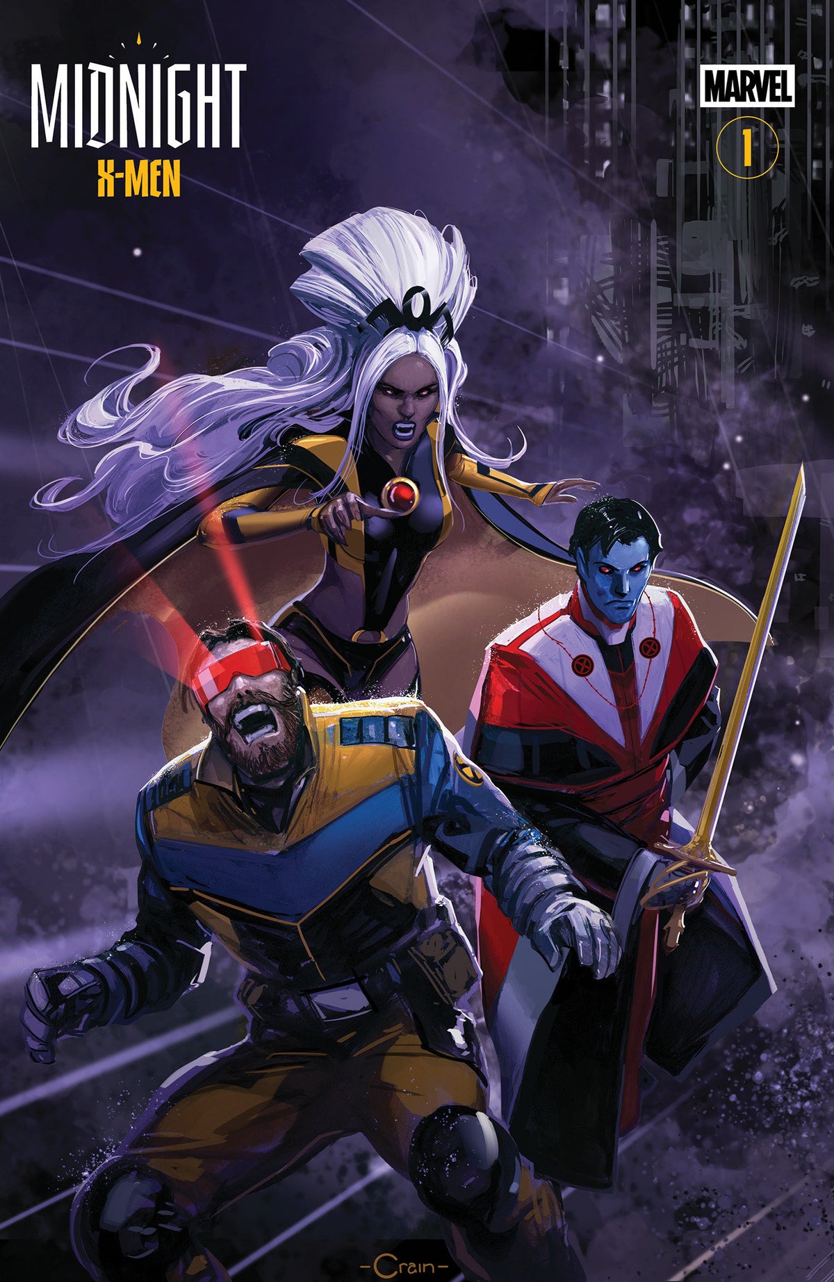 Midnight X-men #1 Cover F Clayton Crain 3-part Connecting Variant