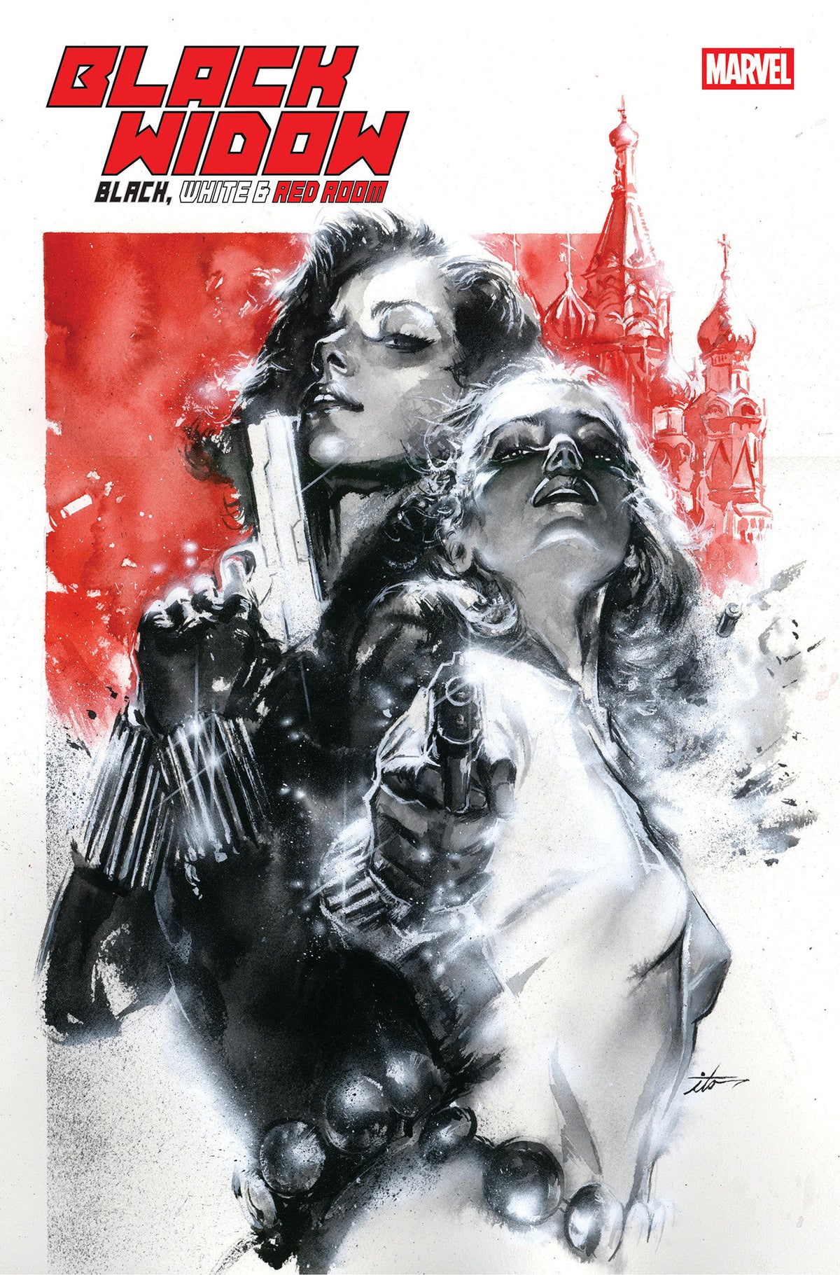 BLACK WIDOW: BLACK, WHITE & RED ROOM #1 COVER A (PRE-ORDER: 12/16/2026)