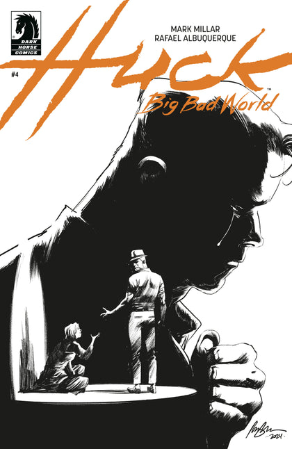 Huck: Big Bad World #4 (CVR B) (B&W) (Rafael Albuquerque) (PRE-ORDER: 08/27/2025)