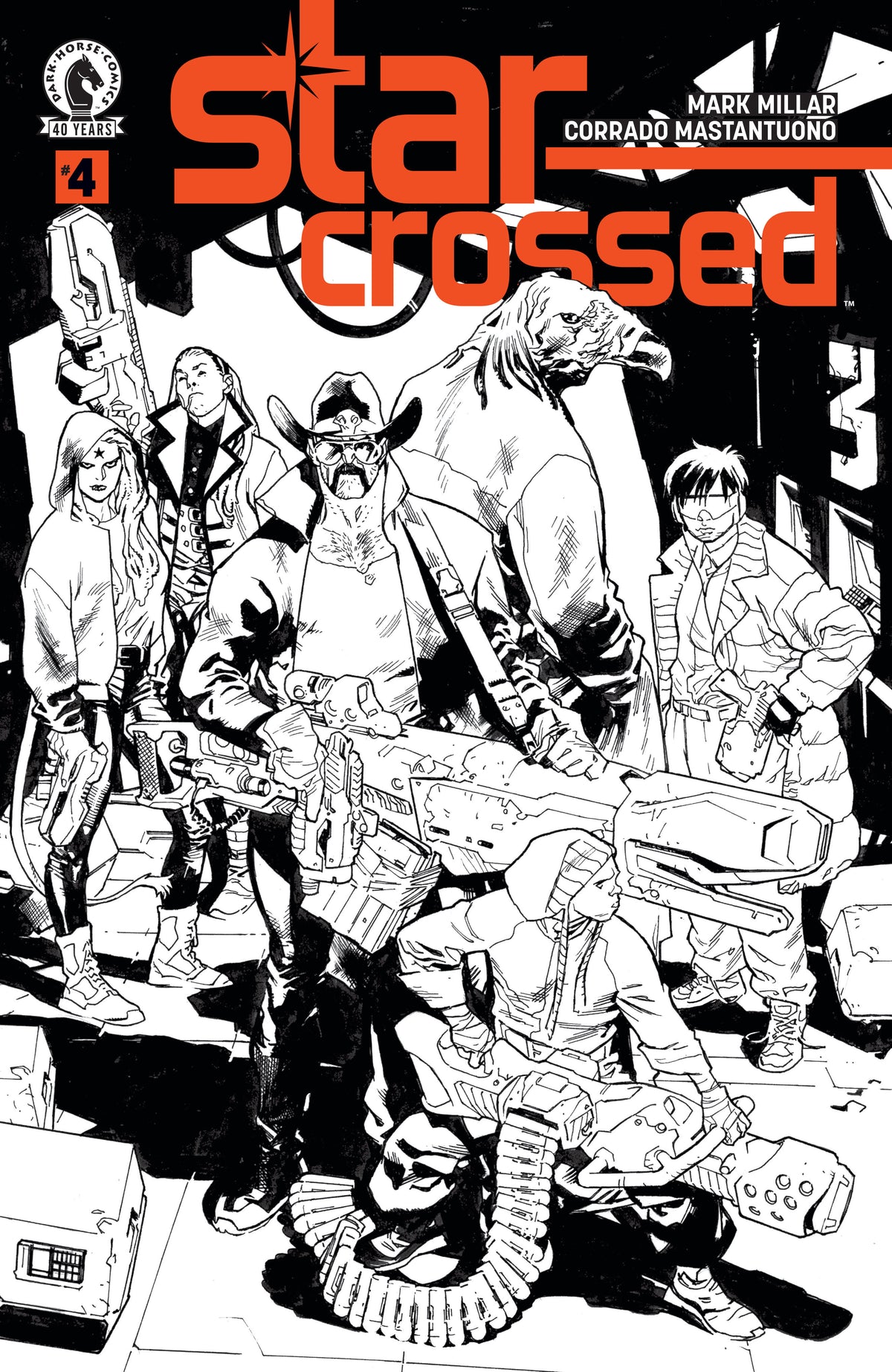 Star-Crossed #4 (CVR B) (B&W) (Stuart Immonen) (PRE-ORDER: 12/09/2026)