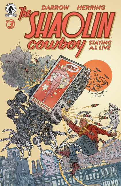 Shaolin Cowboy: Staying A.I.Live #3 (CVR A) (Geof Darrow) (PRE-ORDER: 09/16/2026)