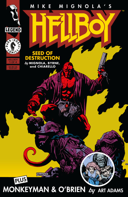 Hellboy: Seed of Destruction #1 (Facsimile Reprint) (CVR A) (Mike Mignola) (PRE-ORDER: 07/01/2026)