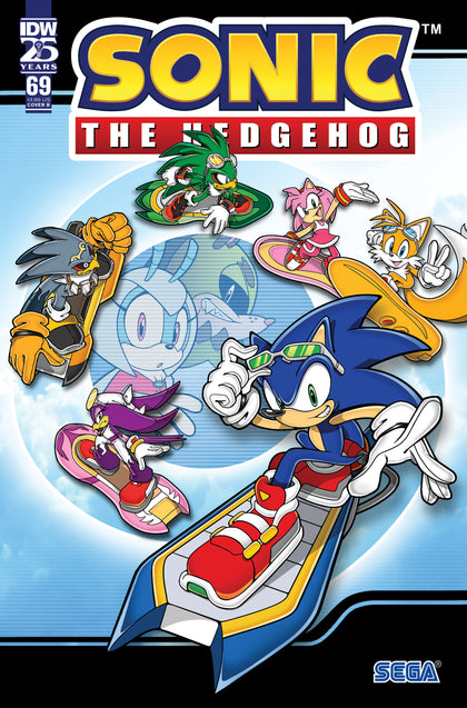 Sonic The Hedgehog #69 (CVR B - Bracardi Curry)