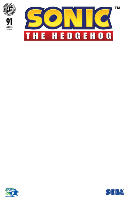 Sonic the Hedgehog #91 Variant D (Sketch Variant) (PRE-ORDER: 10/28/2026)