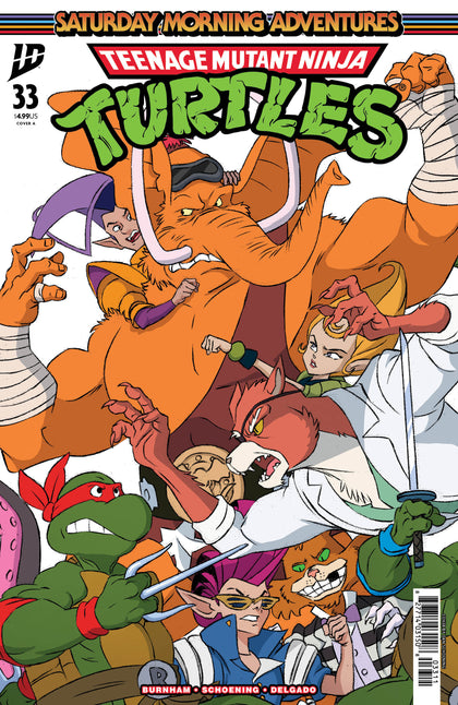 Teenage Mutant Ninja Turtles: Saturday Morning Adventures #33 Cover A (Schoening Connecting Cover Set) (PRE-ORDER: 01/28/2026)