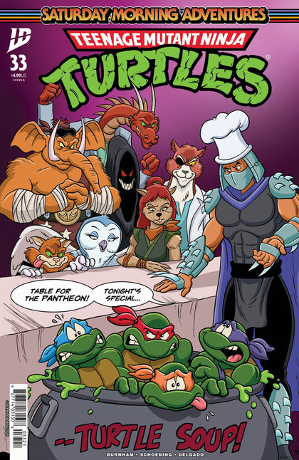 Teenage Mutant Ninja Turtles: Saturday Morning Adventures #33 Variant B (Hazouri) (PRE-ORDER: 01/28/2026)
