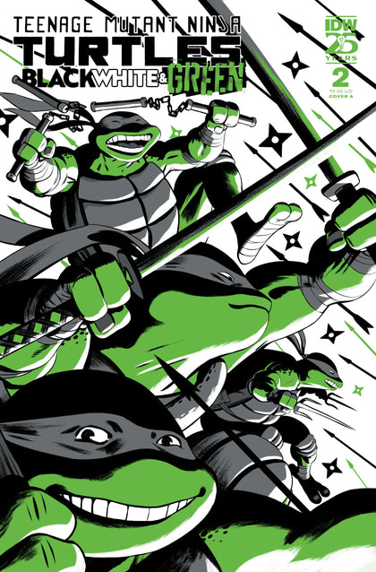 Teenage Mutant Ninja Turtles: Black, White, and Green #2 (CVR A)