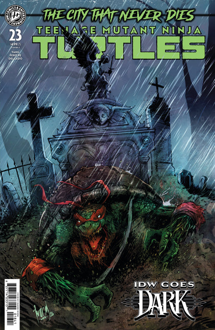 Teenage Mutant Ninja Turtles #23 Variant E (Damien Worm IDW Goes Dark Variant) (PRE-ORDER: 10/14/2026)