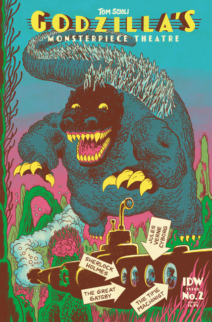 Godzilla’s Monsterpiece Theatre #2 Cover A (Scioli) (PRE-ORDER: 12/18/2024)