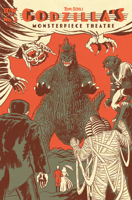 Godzilla’s Monsterpiece Theatre #3 Cover A (Scioli) (PRE-ORDER: 01/22/2025)