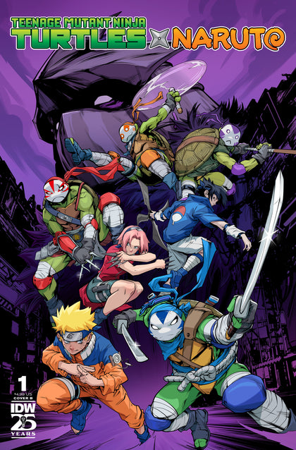 Teenage Mutant Ninja Turtles X Naruto #1 Variant B (Prasetya) (PRE-ORDER: 11/20/2024)