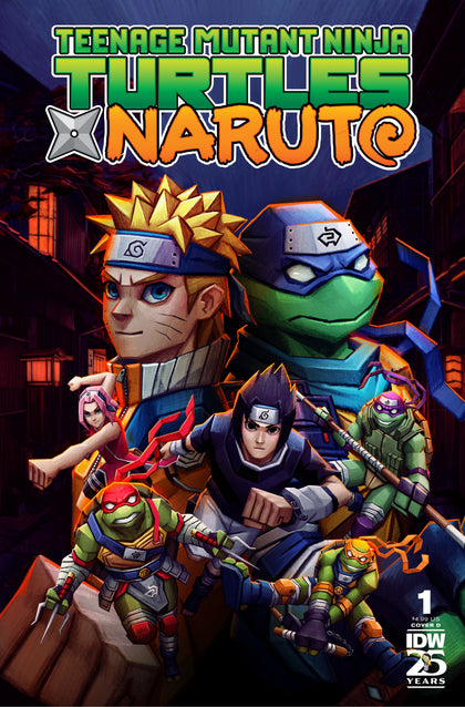 Teenage Mutant Ninja Turtles X Naruto #1 Variant D (Moncayo) (PRE-ORDER: 11/20/2024)