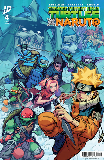 Teenage Mutant Ninja Turtles x Naruto #4 Variant B (Prasetya) (PRE-ORDER: 06/04/2025)