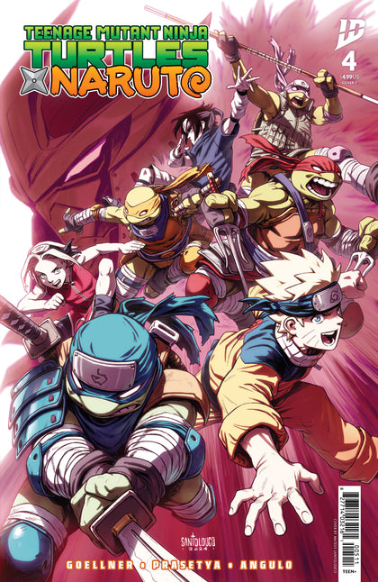 Teenage Mutant Ninja Turtles x Naruto #4 Variant C (Santolouco) (PRE-ORDER: 06/04/2025)