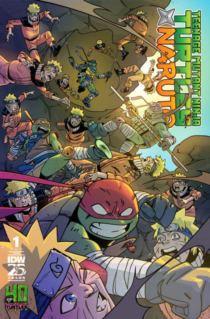 Teenage Mutant Ninja Turtles X Naruto #1 Variant 40th Anniversary (Duncan) (PRE-ORDER: 11/20/2024)