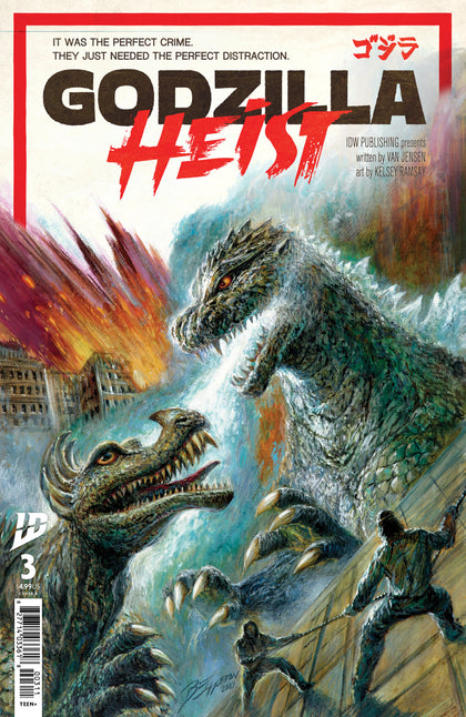 Godzilla: Heist #3 Cover A (Eggleton) (PRE-ORDER: 05/07/2025)