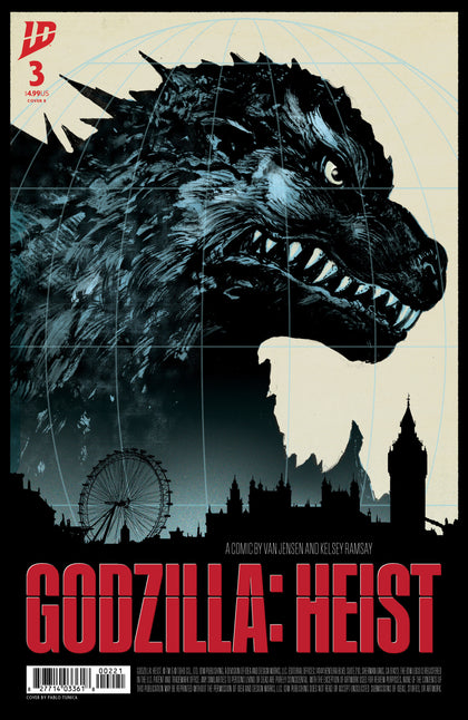 Godzilla: Heist #3 Variant B (Tunica Movie Poster Variant) (PRE-ORDER: 05/07/2025)