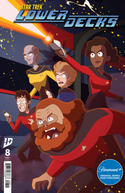 Star Trek: Lower Decks #8 Cover A (Cook) (PRE-ORDER: 06/11/2025)