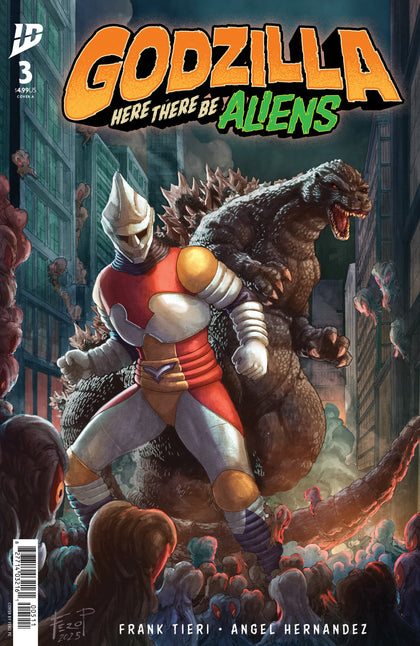 Godzilla: Here There Be Aliens #3 Cover A (Pe) (PRE-ORDER: 08/13/2025)
