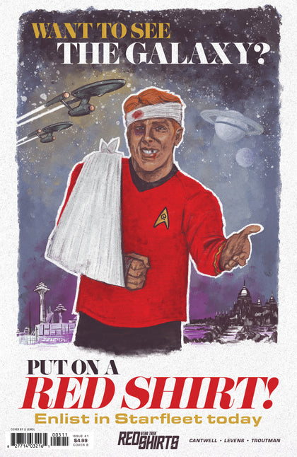 Star Trek: Red Shirts #1 Variant B (Lendl Federation Recruitment) (PRE-ORDER: 07/16/2025)